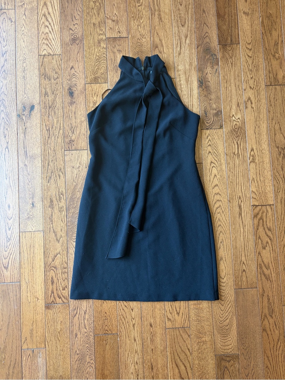 Vince Camuto Women's Bow Neck Halter Dress Black 4 - Picture 2 of 4